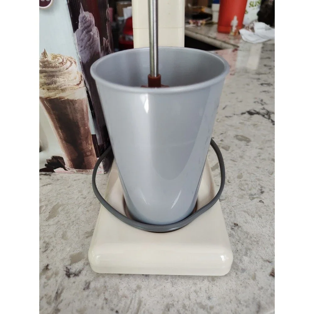 NEW Hershey's Chocolate Brand Milkshake Maker Mixer Brown Battery Power BPA FREE